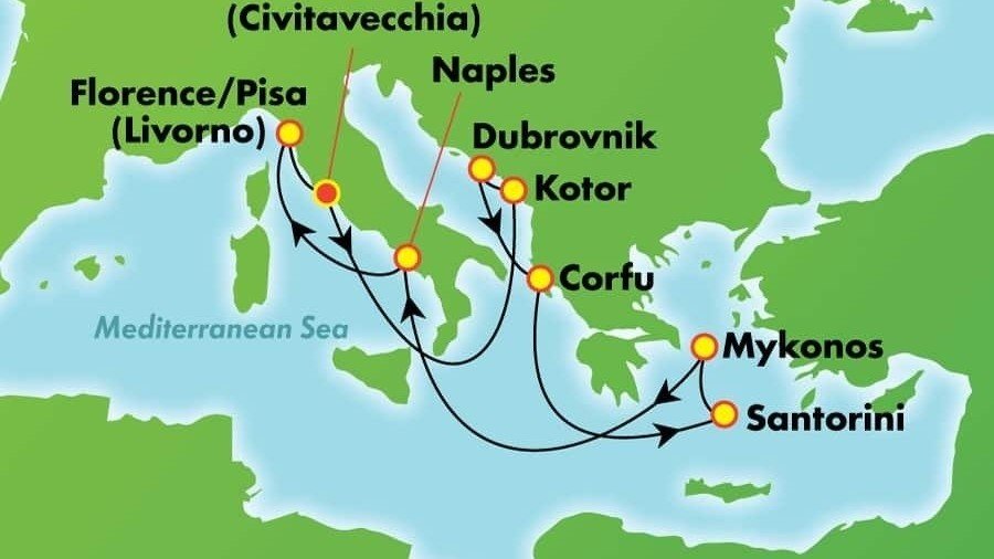 Mediterranean Cruise Tour Package Holiday Moods Adventures