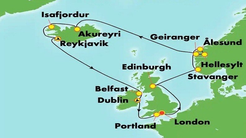 cruises to iceland from the uk 2024